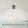 Luminaire suspension 'Scarlet' SKD-P1014-T en métal et bois, design moderne, hauteur de câble réglable