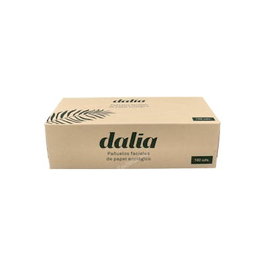 DALIA Mouchoirs Faciaux BIO non blanchis, 150 unités