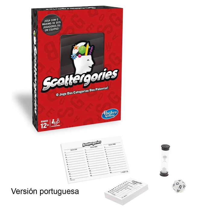 Hasbro Gaming - Scattergories Português - Jeu de société - Référence C1941 Hasbro Gaming - Scattergories Português - Jeu de société - Référence C1941
