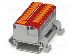 PHOENIX CONTACT Connecteur pour rail PTVFIX 6/18X2,5-NS35A RD