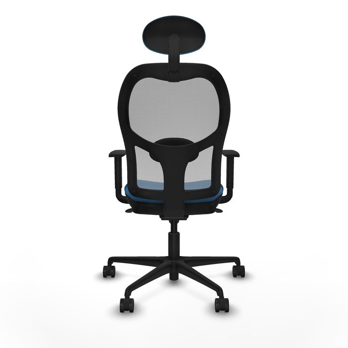Piqueras y Crespo Chaise de Bureau avec Appui-tête 1D036N1 Bleu clair