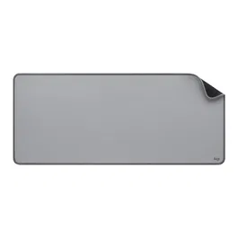 Logitech - Tapis de bureau Studio Série - Tapis de souris étendu pour confort et protection - Gris
