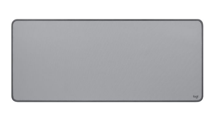 Logitech Sous-main souris de bureau - Série Studio, résistant aux éclaboussures, antidérapant, dimensions 700 x 300 x 2 mm, gris moyen Logitech Sous-main souris de bureau - Série Studio, résistant aux éclaboussures, antidérapant, dimensions 700 x 300 x 2 mm, gris moyen
