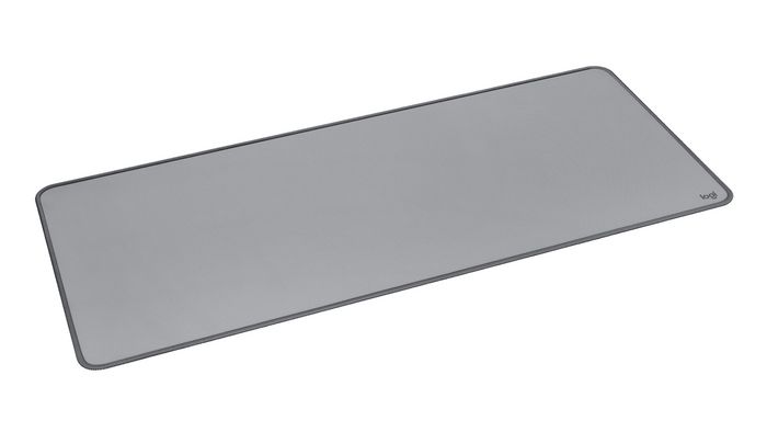 Logitech Sous-main souris de bureau - Série Studio, résistant aux éclaboussures, antidérapant, dimensions 700 x 300 x 2 mm, gris moyen Logitech Sous-main souris de bureau - Série Studio, résistant aux éclaboussures, antidérapant, dimensions 700 x 300 x 2 mm, gris moyen