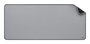 Logitech Sous-main souris de bureau - Série Studio, résistant aux éclaboussures, antidérapant, dimensions 700 x 300 x 2 mm, gris moyen