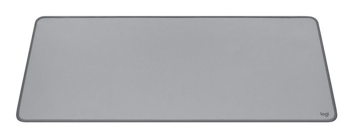 Logitech Sous-main souris de bureau - Série Studio, résistant aux éclaboussures, antidérapant, dimensions 700 x 300 x 2 mm, gris moyen
