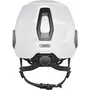 Casque de sécurité électrique ABUS SPECTOR-E, protection jusqu'à 1500V DC / 1000V AC, coque ABS, réglage 360°, clips pour lampes, blanc