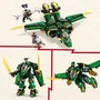 Lego - Set de Construction NINJAGO 71845 L'Avion-Robot De Lloyd, Avec Robot Transformable en Jet et Dragon, 5 Minifigurines, Jeu Créatif pour Enfants Dès 9 Ans