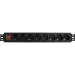 WP Multiprise de rack 8 prises Schuko WPN-PDU-G01-08 Noir