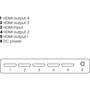 Marmitek Split 614 UHD 2.0 HDMI Splitter 1 in/4 out