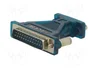 LOGILINK Convertisseur USB-RS232 USB C vers D-Sub 9 broches, 1,3 m