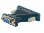 LOGILINK Convertisseur USB-RS232 USB C vers D-Sub 9 broches, 1,3 m