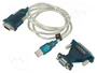 LOGILINK Convertisseur USB-RS232 USB C vers D-Sub 9 broches, 1,3 m