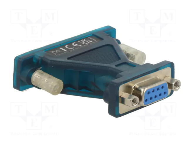 LOGILINK Convertisseur USB-RS232 USB C vers D-Sub 9 broches, 1,3 m