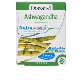 Drasanvi Nutrabasics Ashwagandha Capsules - 30 unités, Aide à la Sérénité Mentale et Équilibre Naturel