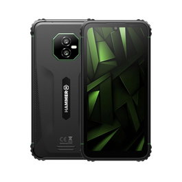 Hammer Ranger 4G 6 pouces 8+6 Go RAM 256 Go Noir Vert Smartphone robuste IP69 MIL-STD-810H
