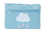 Safta Trousse d'écolier Nube Nuages Bleu 23x16x3cm