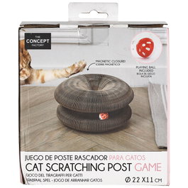 The Concept Factory Jeu grattoir pour chats avec balle à grelot