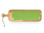 Giftdecor Bandeau Rectangulaire avec Anse en Bois de Manguier Vert 50,7 x 14 x 3 cm (Set de 6)