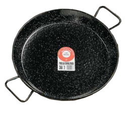 GARCIMA Paellera Émaillée 32 cm - 5 Portions avec 2 Anses