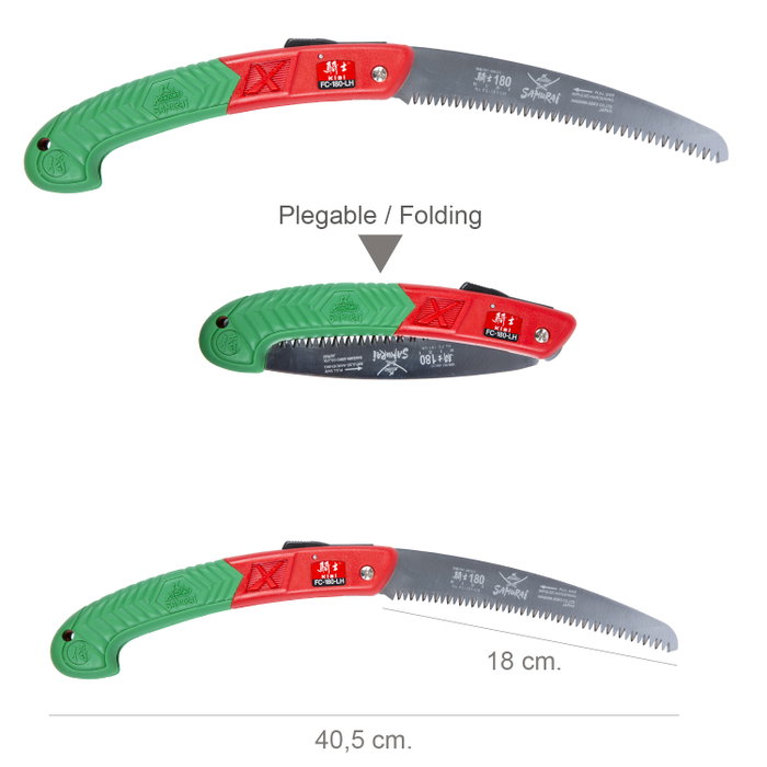 SAMURAI Scie Samurai GC pliable 180 mm