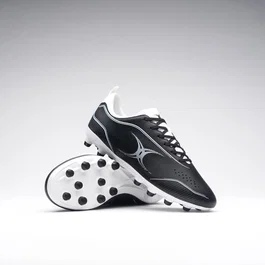 Gilbert Chaussure de rugby Homme BOOT CAGE TORQ MSX Noir Blanc Taille 40 Crampons moulés