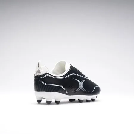 Gilbert Chaussure de rugby Homme BOOT CAGE TORQ MSX Noir Blanc Taille 40 Crampons moulés
