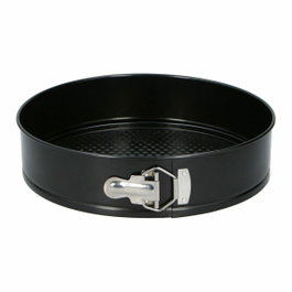 Alpina Moule à gâteaux antidérapant rond noir Ø 28 x 6,7 cm