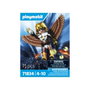 Playmobil Héroïne Alada 71834 - Figurine guerrier faucon avec ailes articulées, casque doré et double fronde