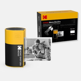Kodak MemoShot Era MS100 Appareil Photo Instantané Thermique avec Bluetooth et 9 Rouleaux de Papier