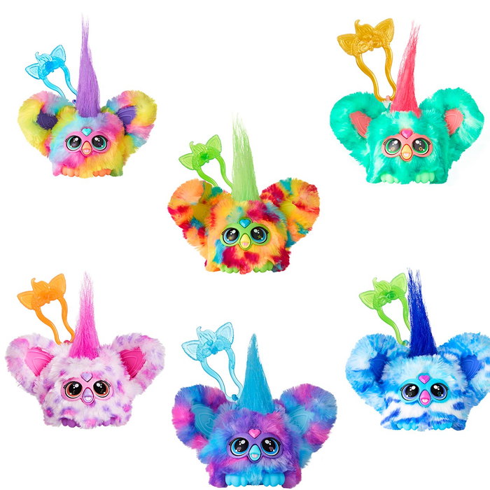 Hasbro Furblets F9703 - Peluche interactive musicale Furby, plus de 45 sons, chansons, 6 modèles collectables, langues multiples Hasbro Furblets F9703 - Peluche interactive musicale Furby, plus de 45 sons, chansons, 6 modèles collectables, langues multiples