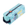 ERIK - Pochette Porte-Tout Stitch Disney, 21,5x8x8 cm, Fermeture à glissière, Polyester, Collection Tropical