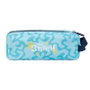 ERIK - Pochette Porte-Tout Stitch Disney, 21,5x8x8 cm, Fermeture à glissière, Polyester, Collection Tropical
