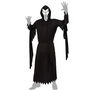 Déguisement Adulte Hombre Ténèbres Noir Taille XL - Halloween - Comprend Masque, Tunique à Capuche et Ceinturon