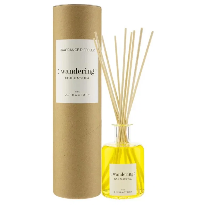 The Olphactory Wandering Goji Black Tea, Diffuseur de parfum à roseaux, 100 ml The Olphactory Wandering Goji Black Tea, Diffuseur de parfum à roseaux, 100 ml