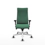 Piqueras Y Crespo Fauteuil Albacete Vert Émeraude avec Mécanisme Synchrone et Accoudoirs 1D