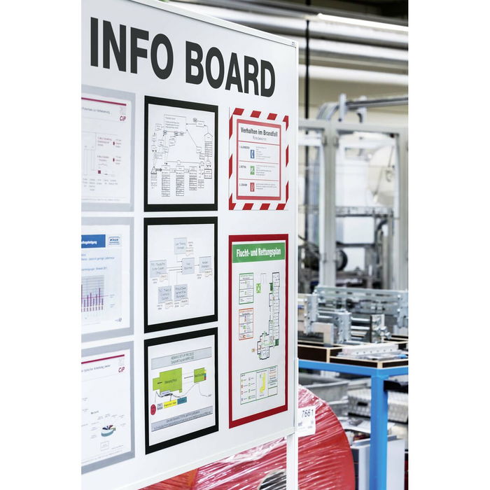 Cadre Photos Magnétique Durable Duraframe Magnetic A3 Noir