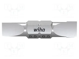 WIHA Lot de 10 embouts de tournevis plats SL 5.5 et SL 6.5