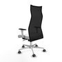 Piqueras y Crespo Chaise de Bureau Albacete Blanc et Noir