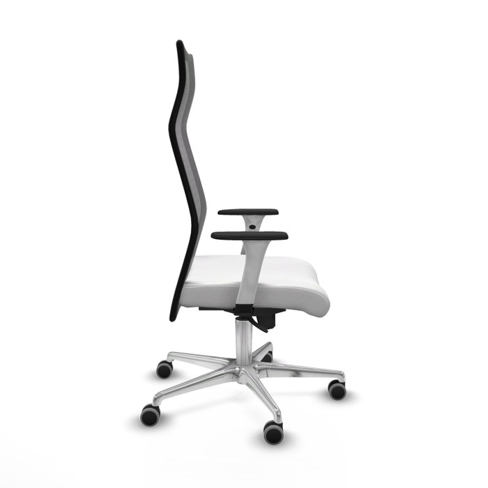Piqueras y Crespo Chaise de Bureau Albacete Blanc et Noir