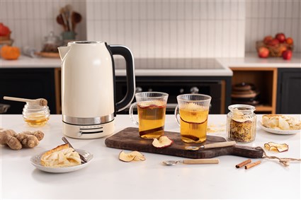 KitchenAid Hervoir 5KEK1701 EAC Bouilloire avec Calendrier Précis et Température Variable, Grande Capacité, 7 Positions de 50°C à 100°C