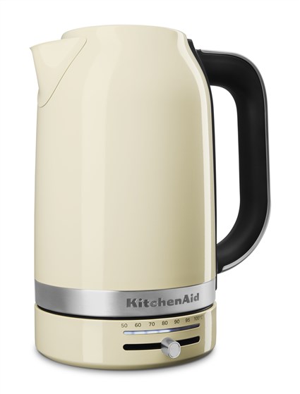 KitchenAid Hervoir 5KEK1701 EAC Bouilloire avec Calendrier Précis et Température Variable, Grande Capacité, 7 Positions de 50°C à 100°C
