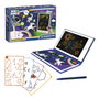 WORLD BRANDS - Ardoise de dessin à écran LCD, avec planches d'apprentissage des lettres et formes (Langue : espagnol), Pour enfant à partir de 4 ans, Modèle BM803858