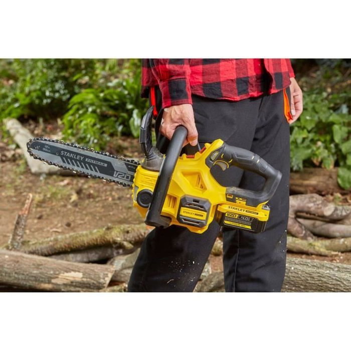 Stanley Fatmax Tronçonneuse sans fil V20 18V - Guide 30 cm Stanley Fatmax Tronçonneuse sans fil V20 18V - Guide 30 cm