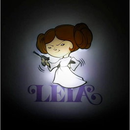 3D LIGHT FX Lampe 3D mini Leia Star Wars