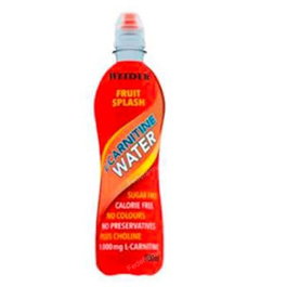 WEIDER L-CARNITINE WATER Fruit Splash 500 ml x 6