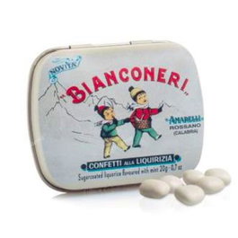AMARELLI BIANCONERI menta azucarado 12x50gr