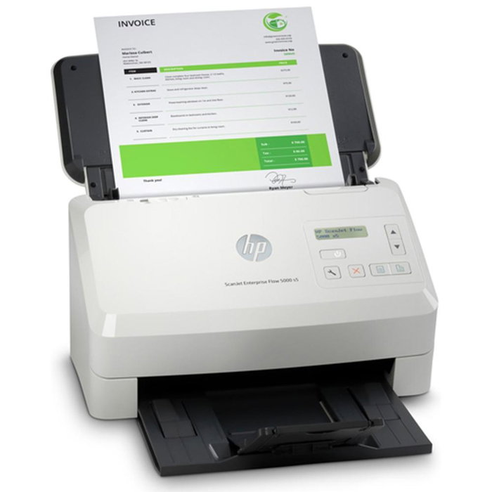 HP Scanjet Enterprise Flow 5000 Scanner A4 600x600 DPI Alimentation 80 feuilles USB HP Scanjet Enterprise Flow 5000 Scanner A4 600x600 DPI Alimentation 80 feuilles USB