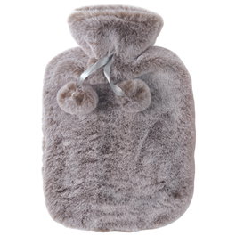 Sensly Bouillotte 2 L avec housse en fausse fourrure
