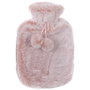 Sensly Bouillotte 2 L avec housse en fausse fourrure